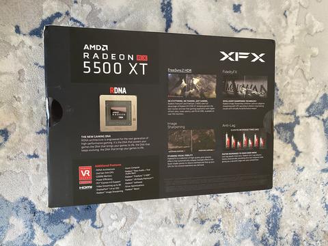 SATILIK XFX RX5500 XT THICC II PRO 4GB GDDR6 128BİT 3XDP/1XHDMI PCI-E 4.0 DX12 EKRAN KARTI