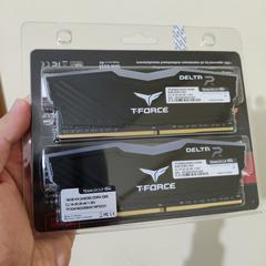 [SATILDI] Team T-Force Delta RGB Black 16GB (2x8GB) 3200MHz CL16 DDR4 Ram