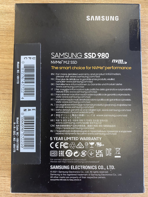 Samsung 980 1 TB