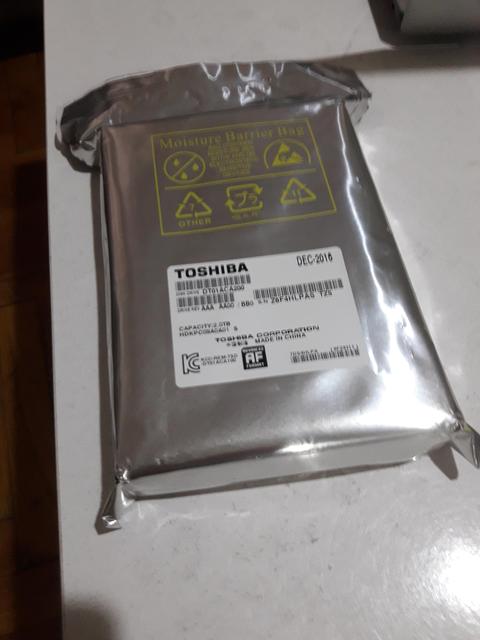 Toshiba 3.5 İnch  2TB SATA 3.0 64MB Önbellek 7200Rpm Harddisk,  [0 ÜRÜN (Ambalajı bile açılmadı)]