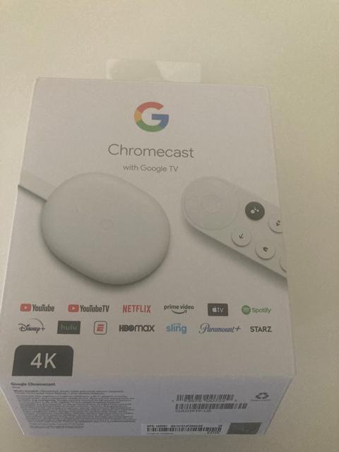 SATILDI...Chromecast Google TV 4k (Uzaktan kumanda yok)