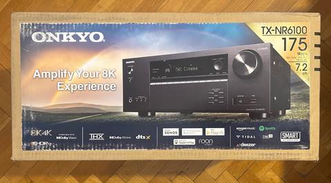 [SIFIR] ONKYO TX-NR6100 HDMI 2.1 8K DOLBY VISION ATMOS AVR