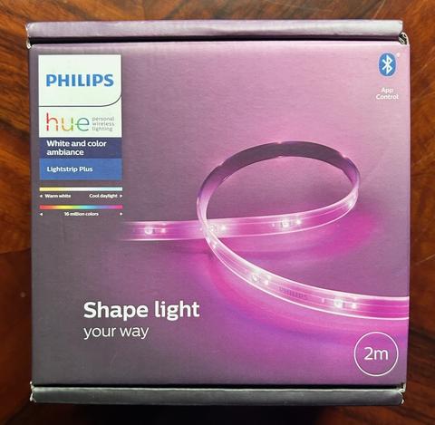 [SATILDI] [SIFIR] Philips Hue Lightstrip Plus V4 2 Metre Başlangıç Seti (Adaptörlü)