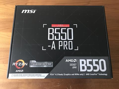 [SATILDI] MSI B550-A PRO AMD AM4 DDR4 ATX Anakart (SIFIR TR GARANTİLİ)