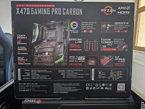 [SATILIK] MSI X470 GAMİNG PRO CARBON ANAKART 3500TL