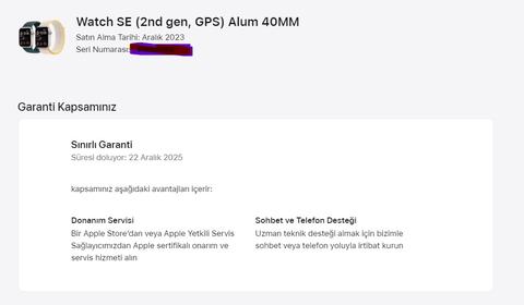 [SATILDI] Apple Watch SE 2.Nesil (2023) GPS 40mm Midnight Aluminium Case with Midnight Sport Band