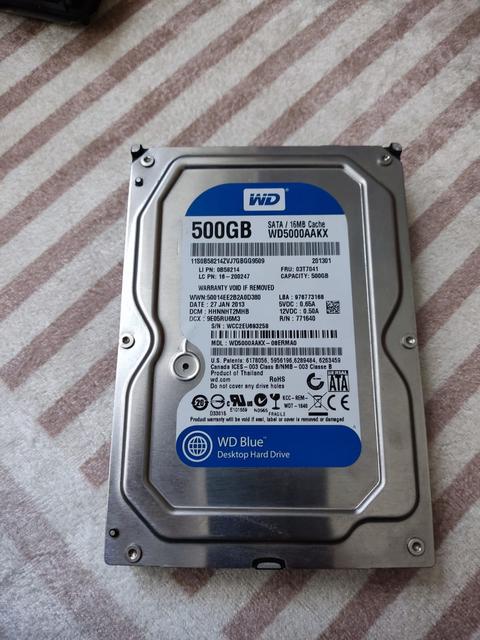 [SATILDI] 2 adet 500gb 1 adet 320gb hdd satılık