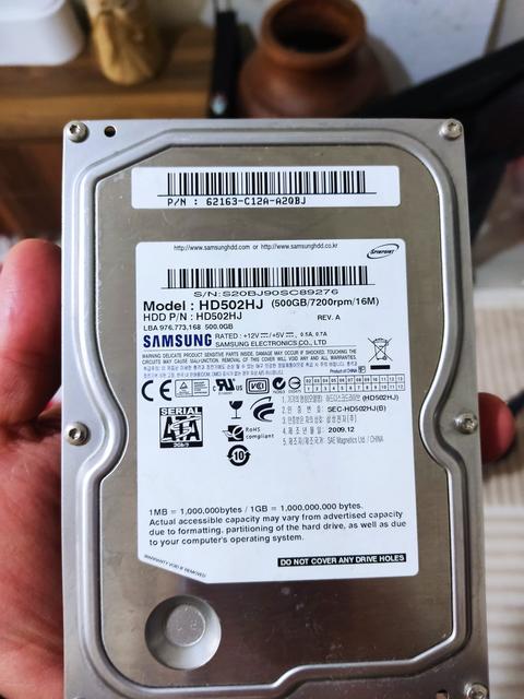 [SATILDI] 2 adet 500gb 1 adet 320gb hdd satılık