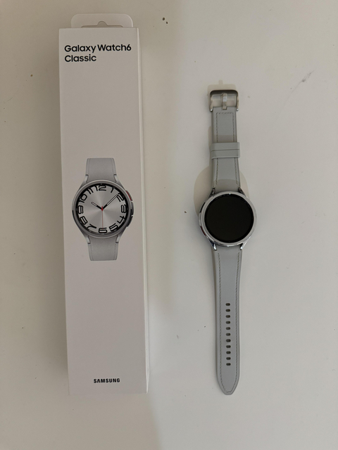 [SATILDI] Galaxy Watch 6 Classic 47mm gümüş