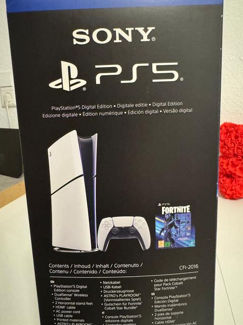 Satıldı Playstation 5 Slim Digital - Fortnite Bundle 1TB