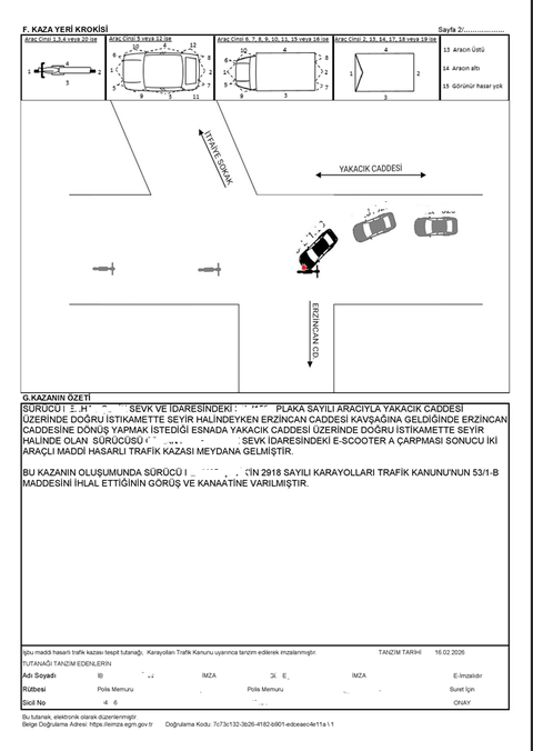 e scooter kaza tutanağı