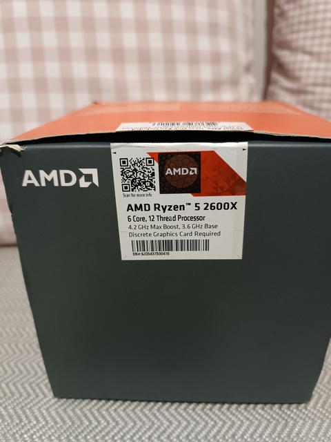 SATILMIŞTIR AMD RYZEN 2600X - KUTULU FANLI