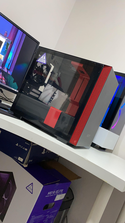 [SATILDI] Nzxt H210 siyah kırmızı sıfır