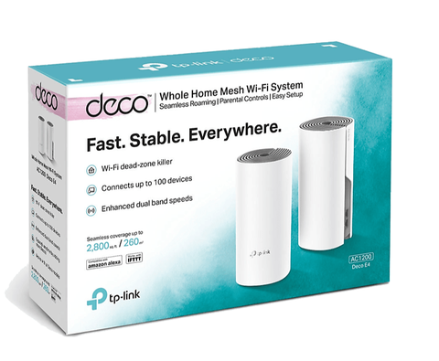 SATILMIŞTIR.======TP-LINK DECO E4 MESH WI-FI SİSTEMİ 2'Lİ-PAKET (TEMİZ, SORUNSUZ)======