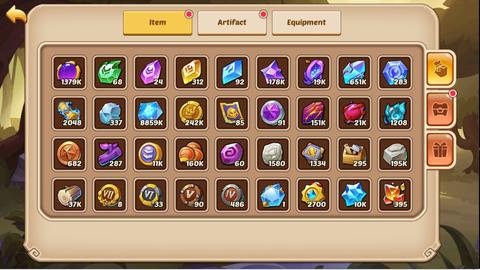 IDLE HEROES ELITE HESAP VIP7 SATILIK (ANDROID)