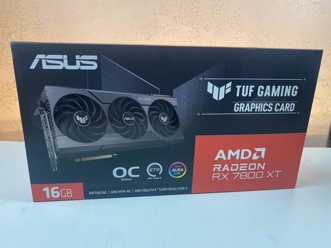 Asus TUF 7800XT Gaming OC sıfır kapalı kutu ( amerikadan )