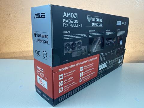 Asus TUF 7800XT Gaming OC sıfır kapalı kutu ( amerikadan )