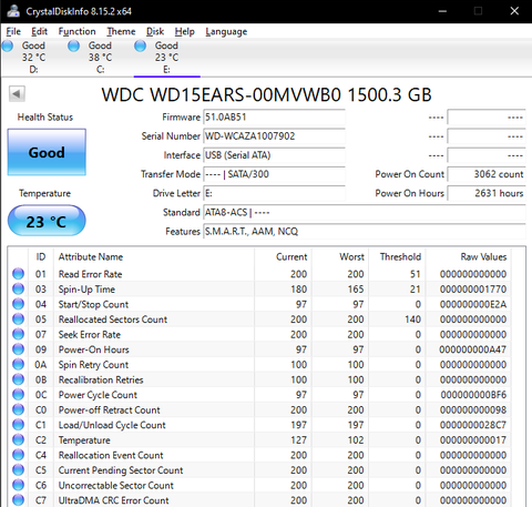 Az kullanılmış arşivlik 1tb - 1,5tb diskler