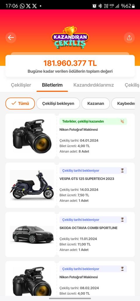 Nikon Coolpix P1000 türkiye garantili sıfır ürün 29K.