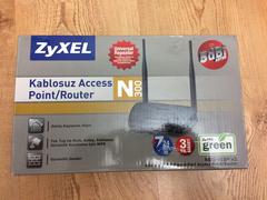 Zyxel NBG418N v2 300Mbps Kablosuz 5-Port 2x5dBi Değiştirilebilir Antenli EWAN Evrensel Access PointR