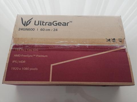 LG 24GN600-B UltraGear FHD IPS 1ms (GtG) 144hz HDR G-FreeSync Gaming Monitör