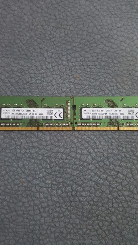 Satılık 8x2 16Gb SK hynix  Laptop Ram