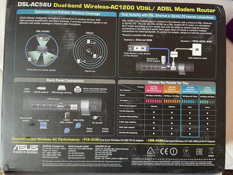 Satılık Asus Dsl-Ac56u Vdsl2 Modem