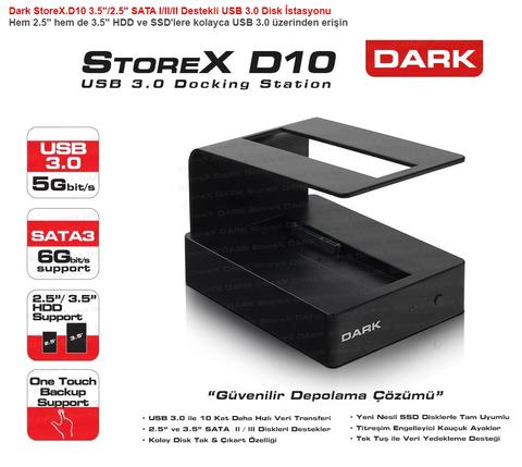 DARK HARDDİSK KUTUSU HDD DOCK.