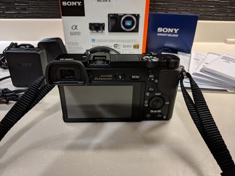 SONY A6000 SET (BODY + 16-50 mm + 55-210 mm + 35 mm f1.8)