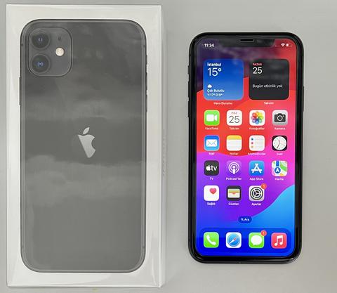 Garantili Sıfırdan Farksız iPhone 11 Siyah