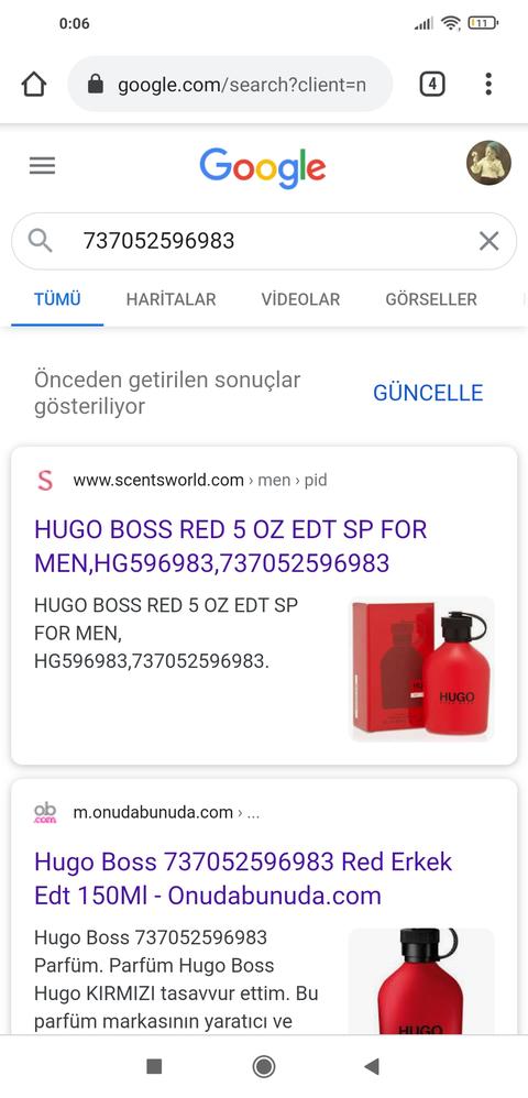 Hugo Boss Red 150ml edt.