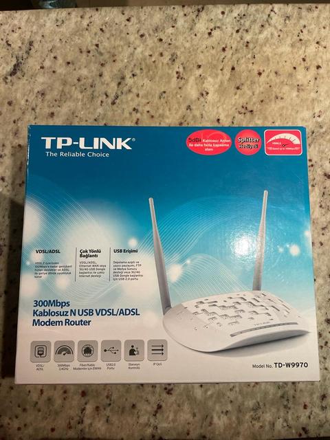 SATILIK TP-LINK WPA4220 powerline kit ve TD-W9970 modem