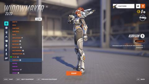 Overwatch Skin dolu hesap 8 altın silah 1850 SAAT