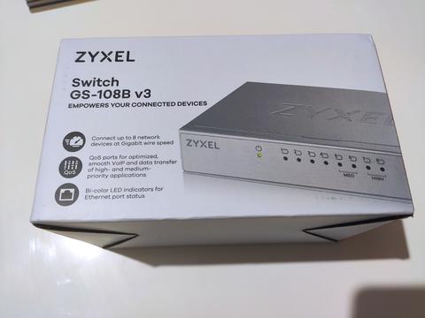 Zyxel GS-108B v3 8-port gigabit switch