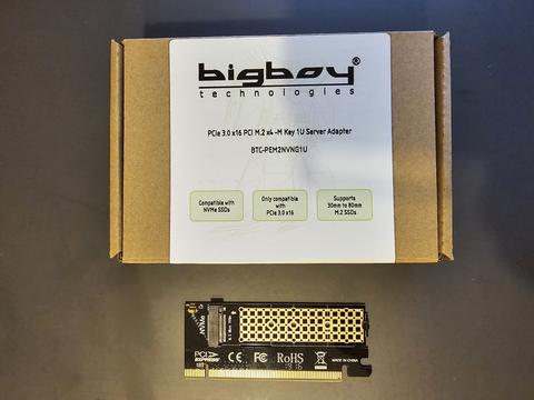 Bigboy Gen 3 M.2 -> PCI-E NVMe Adaptör