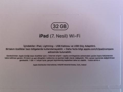 [SATILDI] Apple iPad 7. Nesil WIFI 32 GB GOLD