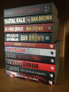 10 adet popüler roman Dan Brown ve Grange