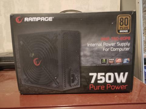 Rampage Rmp-750-80pb 750w 80 Plus Bronze Aktif Pfc Power Supply