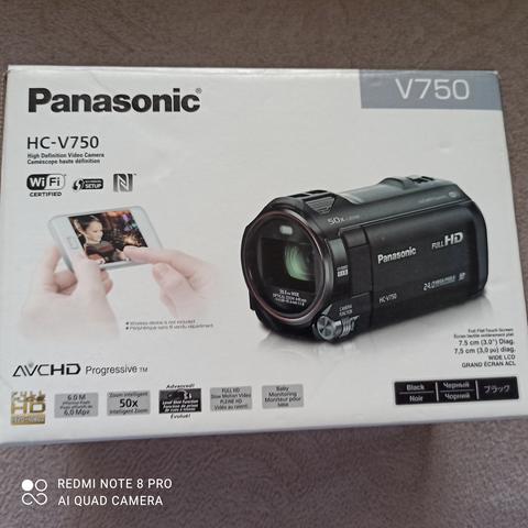 Panasonic HC-V750 Wifi Video Kamera : 3000 TL