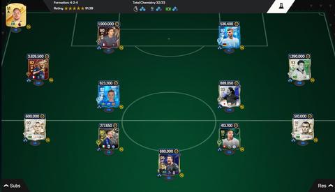 Satılık alternatifli Fut Kadro Mbappe - Ginola - Eusebio ve Dahası. 900k coins Fiyat Güncellendi.