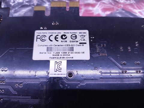 [SATILDI] Creative SB Recon 3D Fatal1ty Pro PCI-E Ses Kartı