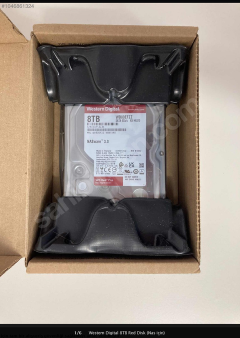 Western Digital 8TB Red Disk (Nas için)