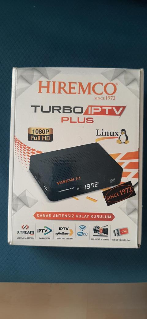 HIREMCO Turbo IPTV PLUS HD Uydu Alıcısı TURBO-IPTV-PLUS