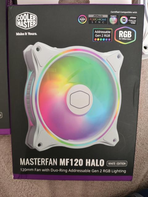 COOLER MASTER MASTERFAN MF120 HALO ARGB LED KASA FANI ( İNDİRİM )