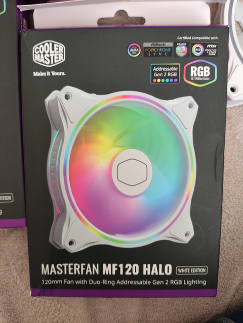 COOLER MASTER MASTERFAN MF120 HALO ARGB LED KASA FANI ( İNDİRİM )