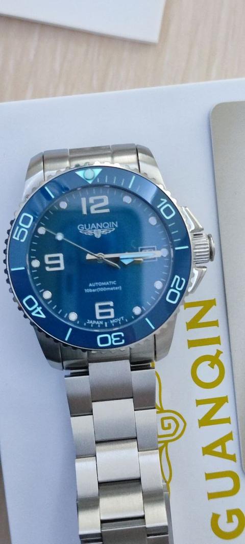 Satılık / Guanqin Otomatik, Seiko NH35 Mekanizma, 40mm, Safir Kristal Cam 2500 tl