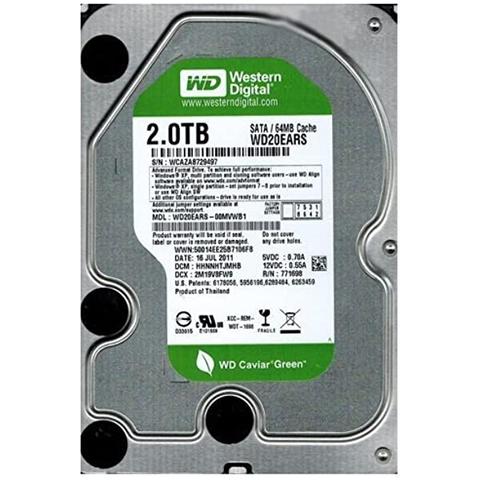 [SATILDI] Western Digital Caviar Green 2TB 64MB Sata Hard Disk