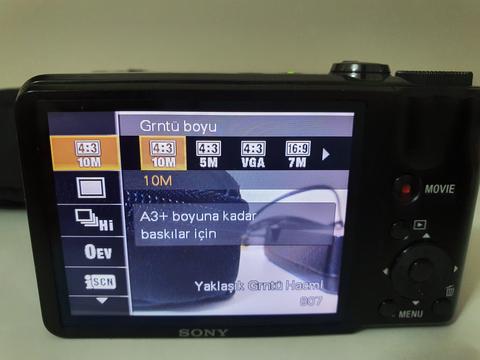 Sony Cybershot DSC-HX5V Tertemiz Makine