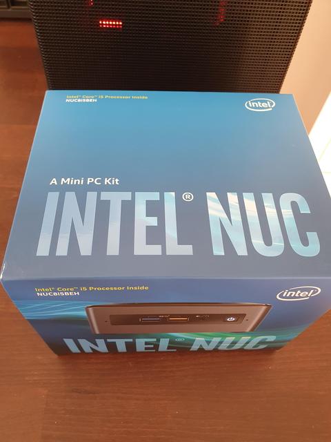 Intel NUC Kit NUC8i5BEH Barebone, 8 GB Ram ve WD 256 GB M2 ssd ile