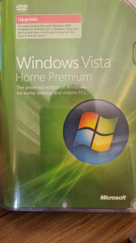 Orjinal Windows Vista Home Premium Upgrade